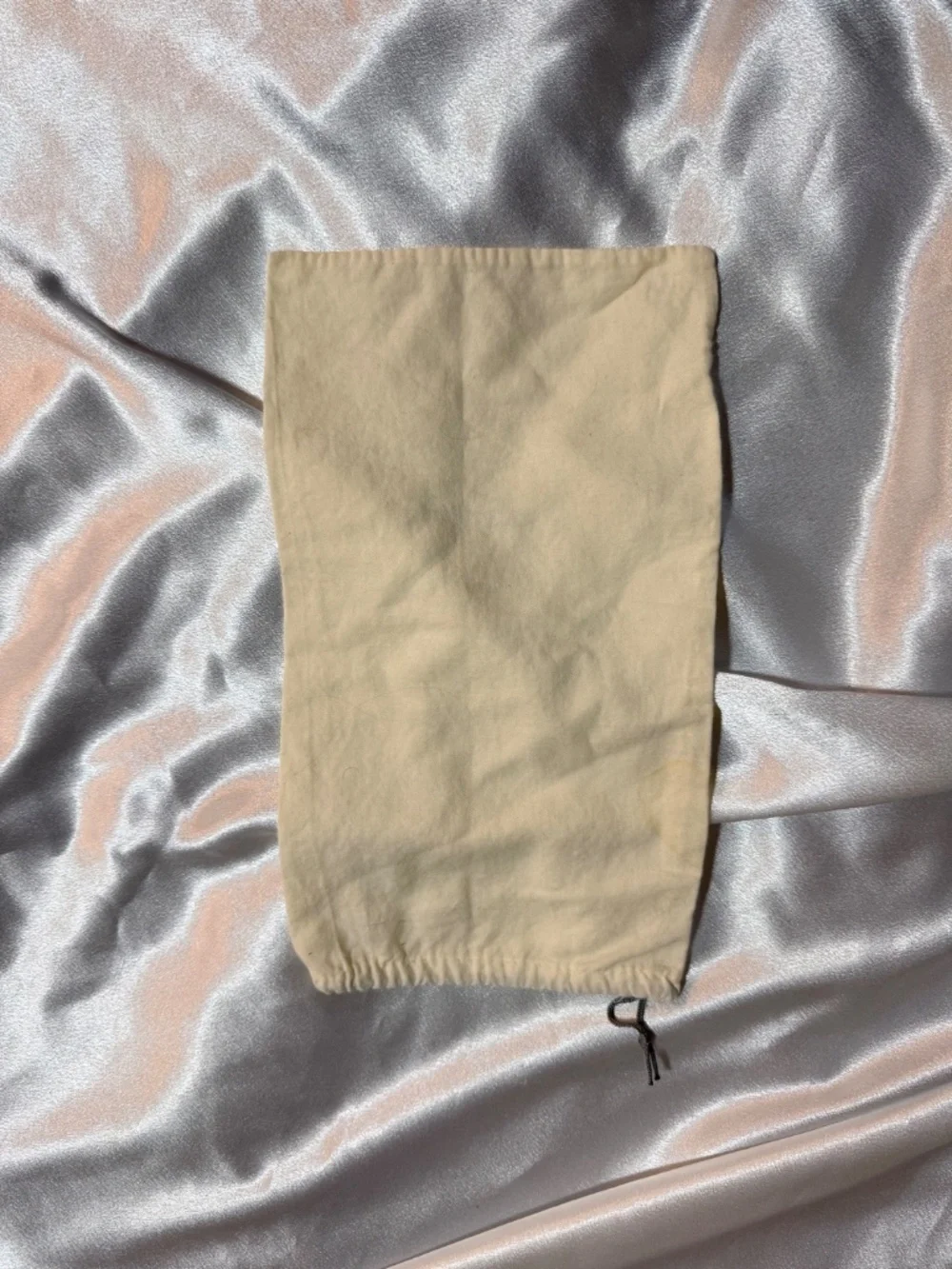 Bally Beige Cotton Drawstring Shoe Dust Bag Storage Pouch
